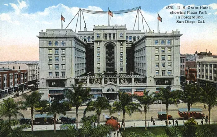 Framed Print : Us Grant Hotel, San Diego, California, USA Framed Print : Us Grant Hotel, San Diego, California, USA