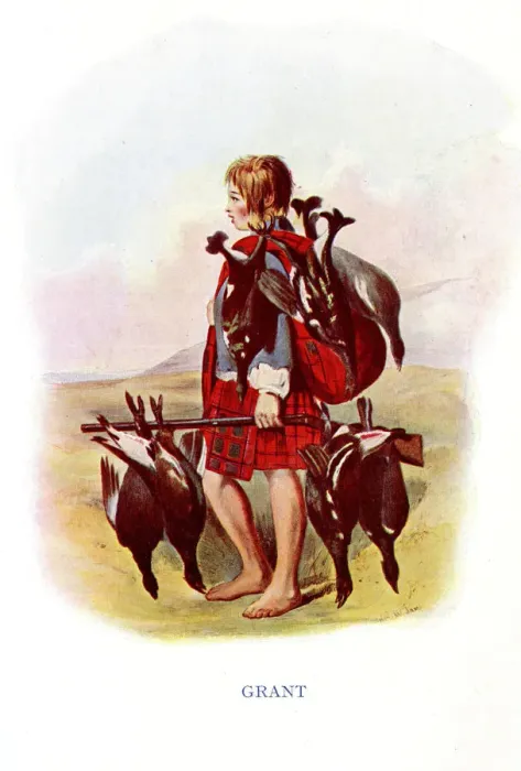 Framed Print : Grant, Traditional Scottish Clan Costume Framed Print : Grant, Traditional Scottish Clan Costume