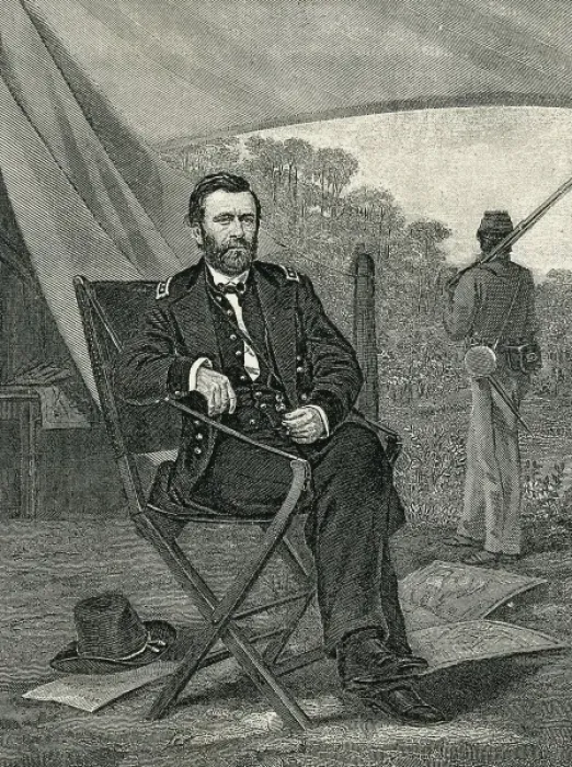 Framed Print : GRANT, Ulysses Simpson (1822-1885). American Framed Print : GRANT, Ulysses Simpson (1822-1885). American