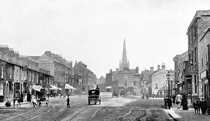 Framed Print : Grantham Westgate Victorian period Framed Print : Grantham Westgate Victorian period