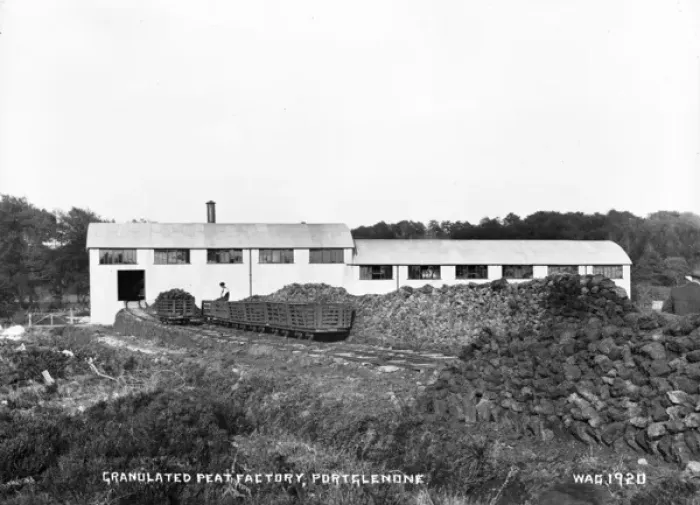Framed Print : Granulated Peat Factory, Portglenone Framed Print : Granulated Peat Factory, Portglenone