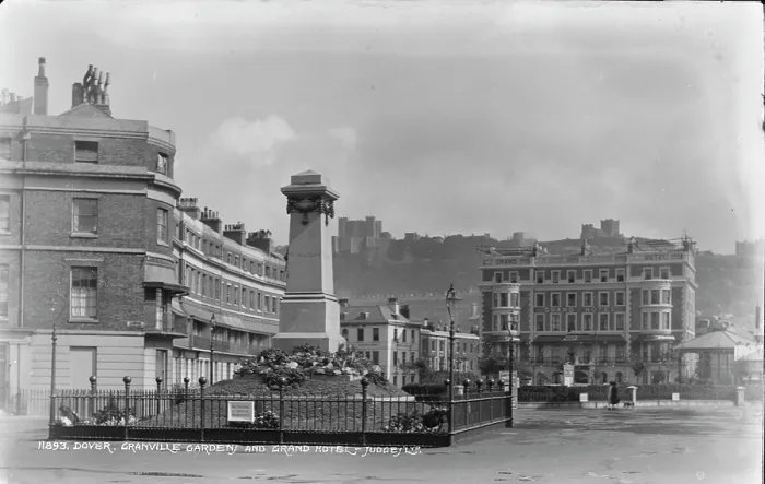 Framed Print : Granville Garden and Grand Hotel Framed Print : Granville Garden and Grand Hotel