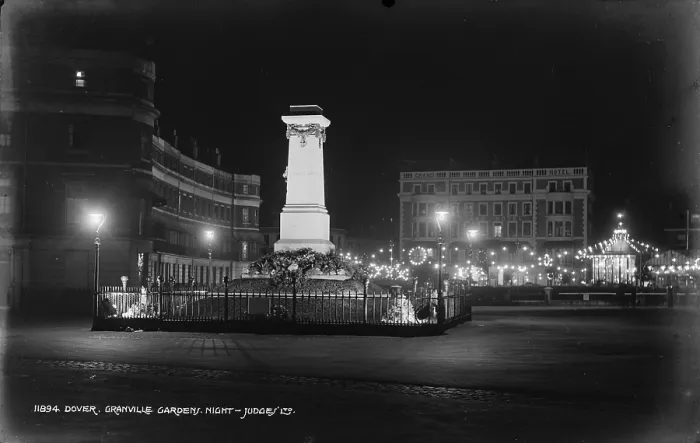 Framed Print : Granville Garden at Night Framed Print : Granville Garden at Night