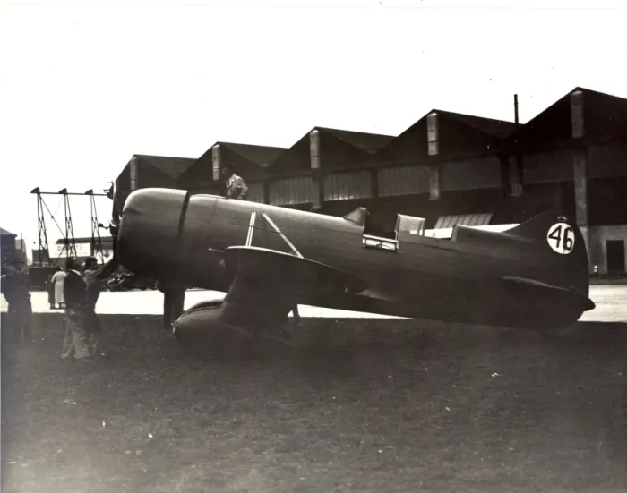 Framed Print : The Granville R-6H, NR14307, QED, during engine tests Framed Print : The Granville R-6H, NR14307, QED, during engine tests