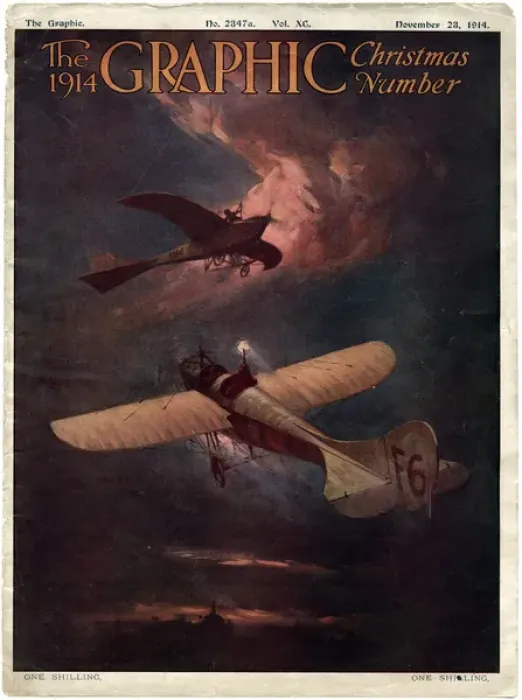Framed Print : The Graphic Christmas Number 1914, front cover Framed Print : The Graphic Christmas Number 1914, front cover