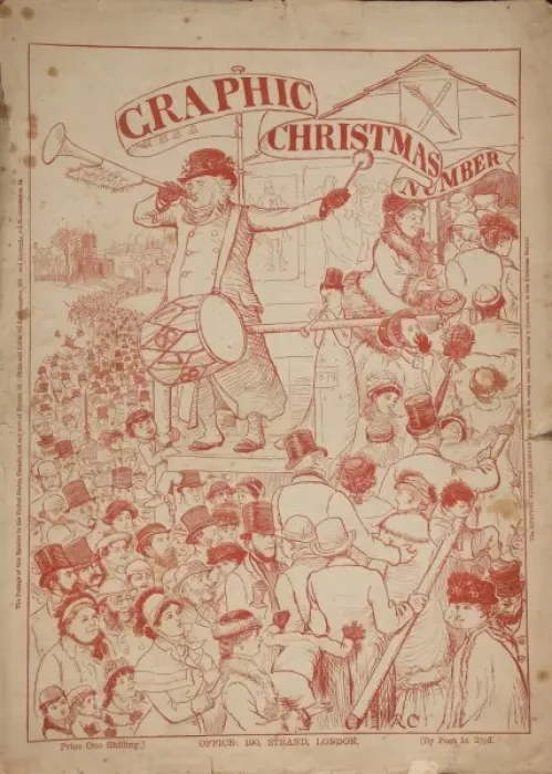 Framed Print : The Graphic Christmas Number front cover Framed Print : The Graphic Christmas Number front cover