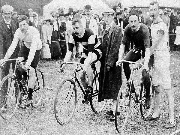 Grass Track Cycle Racing Pocklington early 1900s