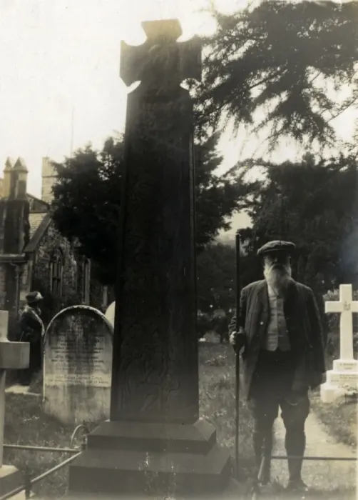 Framed Print : Grave Digger at St Andrews Church by Grave of John Ruskin Framed Print : Grave Digger at St Andrews Church by Grave of John Ruskin