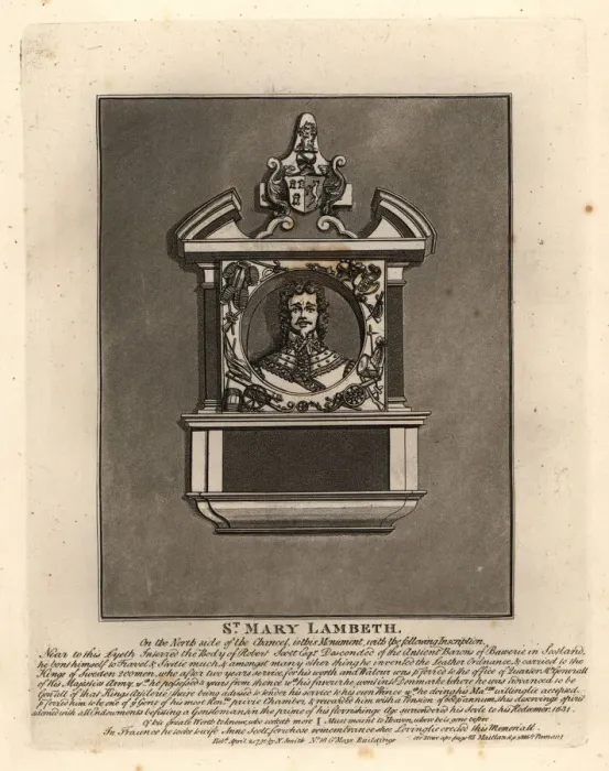 Framed Print : Grave effigy of Robert Scott, St. Mary, Lambeth Framed Print : Grave effigy of Robert Scott, St. Mary, Lambeth
