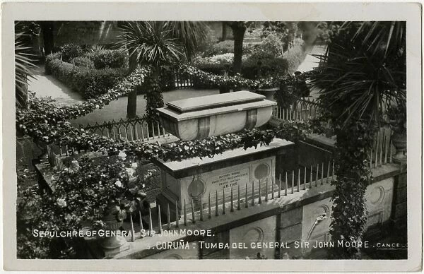 Grave of Lieutenant-General Sir John Moore, La Coruna, Spain
