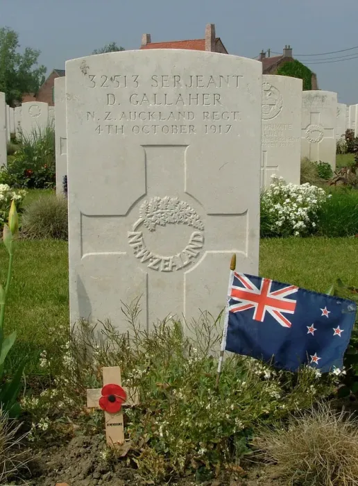 Framed Print : Grave Sjt. D. Gallaher, ex Capt All Blacks, Nine Elms CWGC C Framed Print : Grave Sjt. D. Gallaher, ex Capt All Blacks, Nine Elms CWGC C