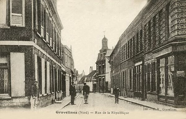 Gravelines, France - Republic Street