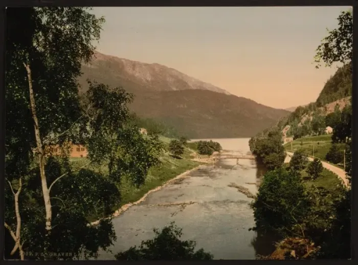 Framed Print : Graven Lake, Eide, Hardanger Fjord, Norway Framed Print : Graven Lake, Eide, Hardanger Fjord, Norway