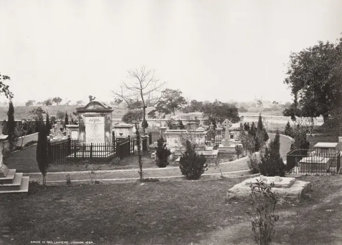 Framed Print : Graves of Neil and Lawrence, Lucknow, India Framed Print : Graves of Neil and Lawrence, Lucknow, India