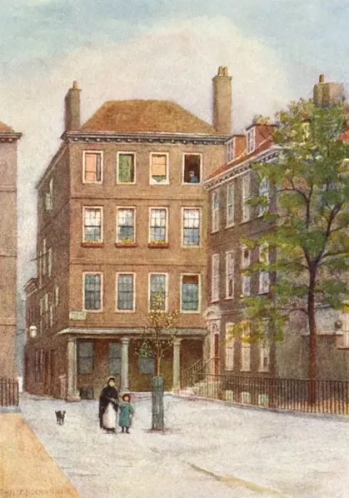 Framed Print : GRAYs INN SQUARE 1905 Framed Print : GRAYs INN SQUARE 1905