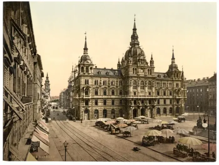 Framed Print : Graz, court house, Styria, Austro-Hungary Framed Print : Graz, court house, Styria, Austro-Hungary