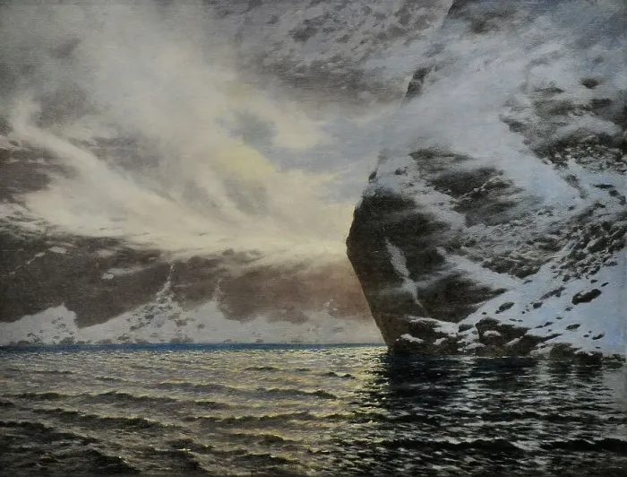 Framed Print : The Grazny Staw Tarn - Blizzard, 1892, by Witkiewicz Framed Print : The Grazny Staw Tarn - Blizzard, 1892, by Witkiewicz