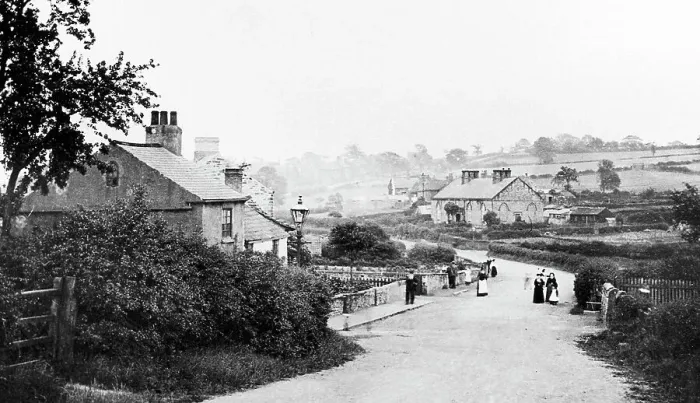 Framed Print : Greasbrough Coach Road early 1900s Framed Print : Greasbrough Coach Road early 1900s