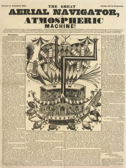 Framed Print : The Great Aerial Navigator, or Atmospheric Machine Framed Print : The Great Aerial Navigator, or Atmospheric Machine