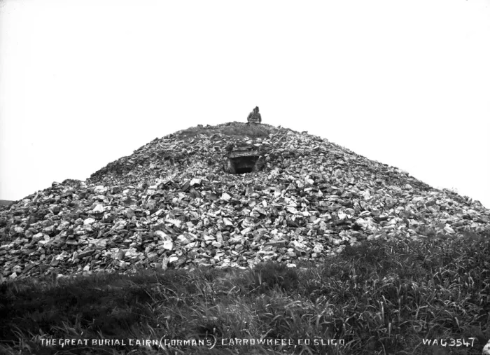 Framed Print : The Great Burial Cairn, (Gorman s) Carrowkeel, Co. Sligo