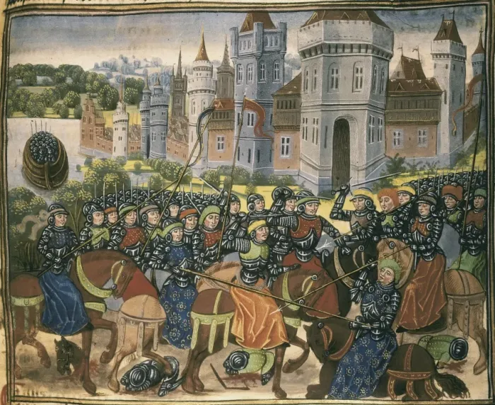 Framed Print : Great Chronicles of France (1492). First page Framed Print : Great Chronicles of France (1492). First page
