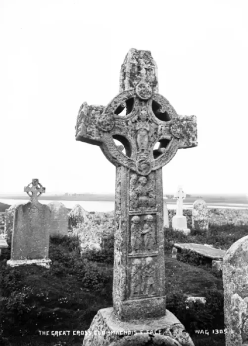 Framed Print : The Great Cross, Clonmacnois, East Face Framed Print : The Great Cross, Clonmacnois, East Face