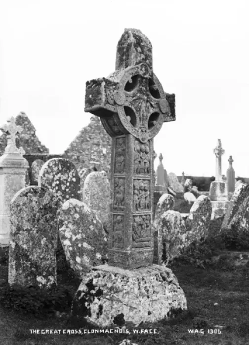 Framed Print : The Great Cross, Clonmacnois, Western Face Framed Print : The Great Cross, Clonmacnois, Western Face