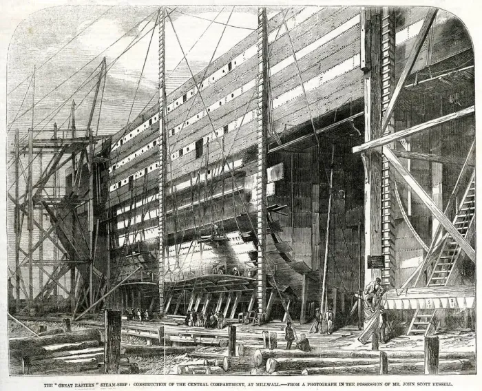 Framed Print : GREAT EASTERN CONSTRUCT Framed Print : GREAT EASTERN CONSTRUCT