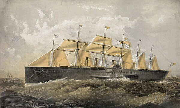 The Great Eastern steam ship, 22, 500 tons