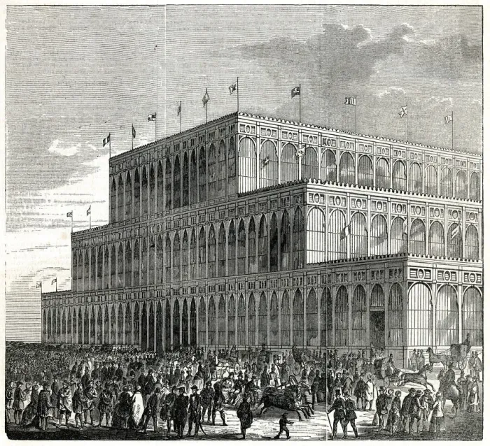 Framed Print : Great Exhibition, Hyde Park 1851 Framed Print : Great Exhibition, Hyde Park 1851
