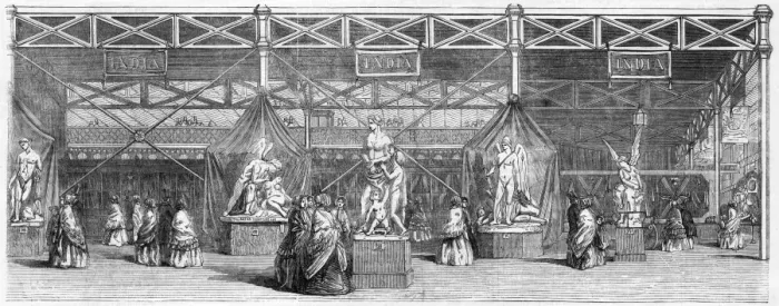 Framed Print : Great Exhibition, Indian court Framed Print : Great Exhibition, Indian court