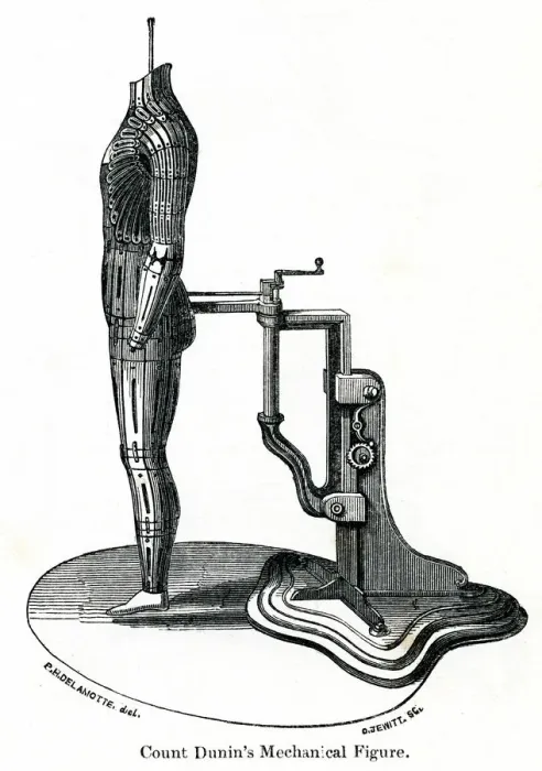 Framed Print : Great Exhibition - mechanical figure 1851 Framed Print : Great Exhibition - mechanical figure 1851