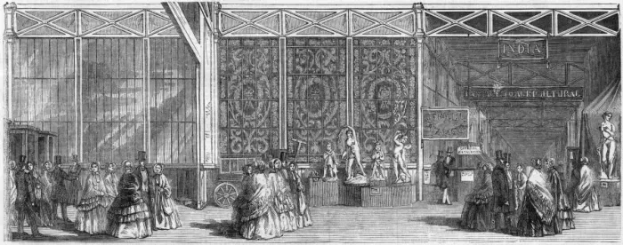 Framed Print : Great Exhibition, portion of south transept Framed Print : Great Exhibition, portion of south transept