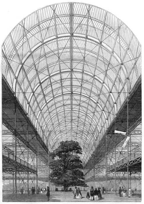 Framed Print : Great Exhibition Transept Framed Print : Great Exhibition Transept