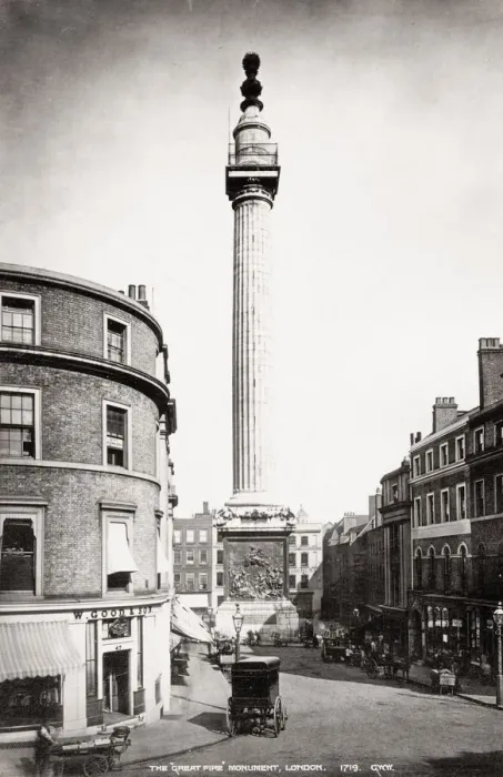 Framed Print : The Great Fire monument, London Framed Print : The Great Fire monument, London