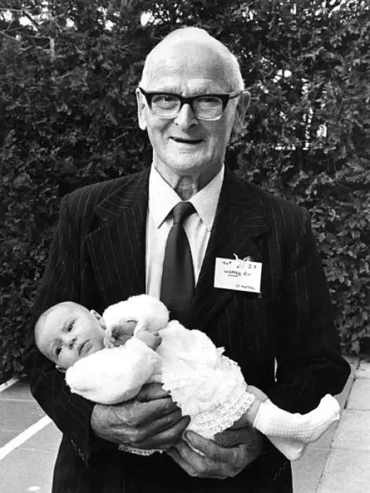 Framed Print : Great-grandfather with great-grandson Framed Print : Great-grandfather with great-grandson