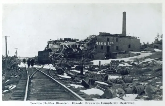 Framed Print : The Great Halifax (Nova Scotia) Explosion (2 / 4) Framed Print : The Great Halifax (Nova Scotia) Explosion (2 / 4)