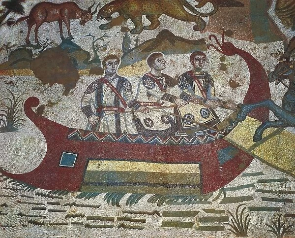 Great Hunting Mosaic. 4th c. ITALY. Piazza Armerina