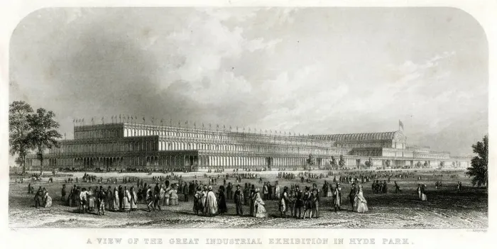 Framed Print : The Great Industrial Exhibition in Hyde Park 1851 Framed Print : The Great Industrial Exhibition in Hyde Park 1851