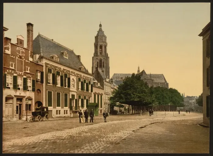 Framed Print : The great market, Arnhem, Holland Framed Print : The great market, Arnhem, Holland