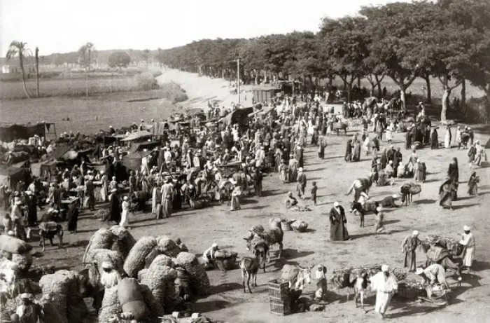Framed Print : Great market, Kasr-el-Nil, Egypt, circa 1880s Framed Print : Great market, Kasr-el-Nil, Egypt, circa 1880s