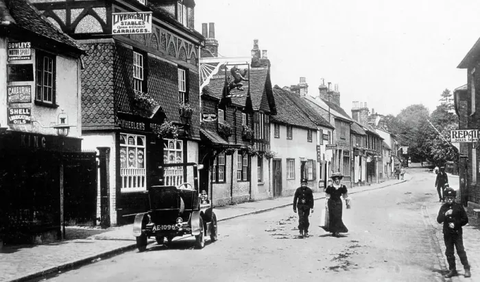 Framed Print : Great Missenden High Street early 1900s Framed Print : Great Missenden High Street early 1900s