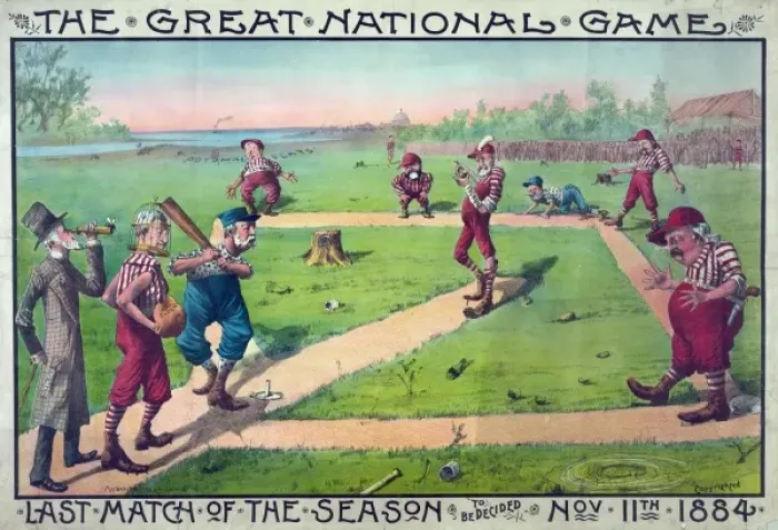 Framed Print : The great national game. Last match of the season to be deci Framed Print : The great national game. Last match of the season to be deci