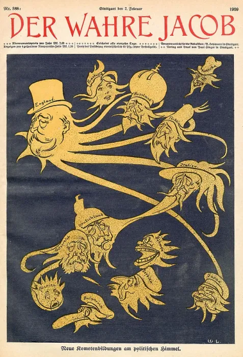 Framed Print : THE GREAT POLITICAL COMET satire inspired by Halley's comet Date: 1909 Framed Print : THE GREAT POLITICAL COMET satire inspired by Halley's comet Date: 1909