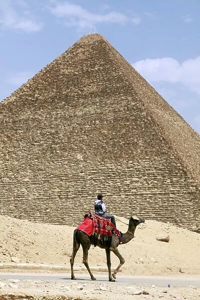 Great Pyramid of Cheops in Cairo, Egypt