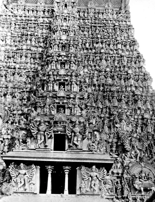 Framed Print : The Great Temple of Madura, India, 1930 Framed Print : The Great Temple of Madura, India, 1930