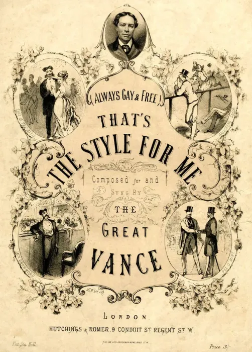 Framed Print : The Great Vance - Always Gay and Free Thats the Style for Me