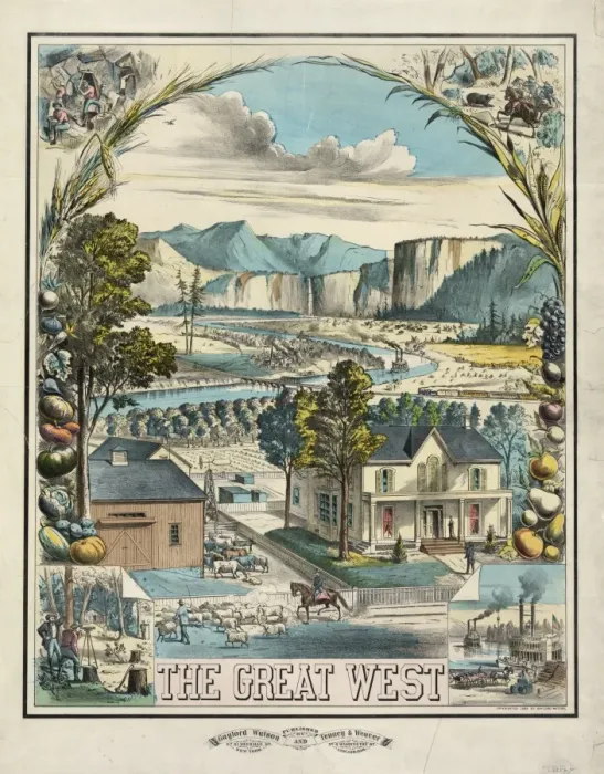 Framed Print : The great West Framed Print : The great West