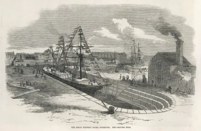 Framed Print : The Great Western Docks, Plymouth Framed Print : The Great Western Docks, Plymouth