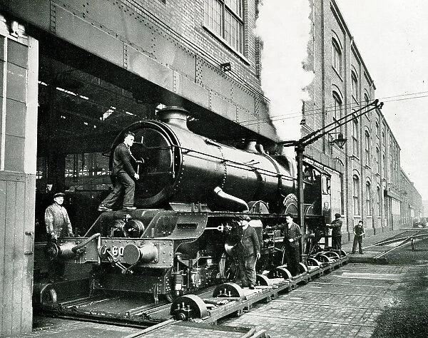 Great Western Railway locomotive at Swindon Works